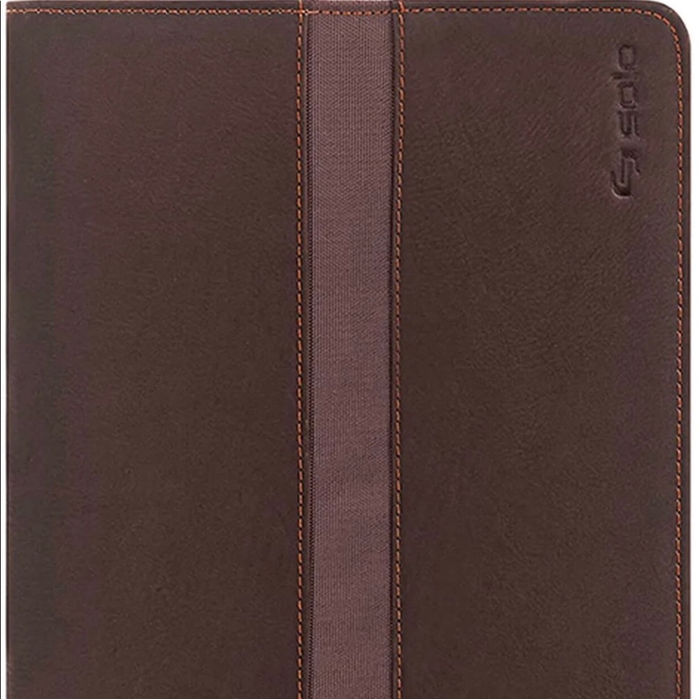 Solo New York Premium Leather Ascent Case for iPad , Espresso